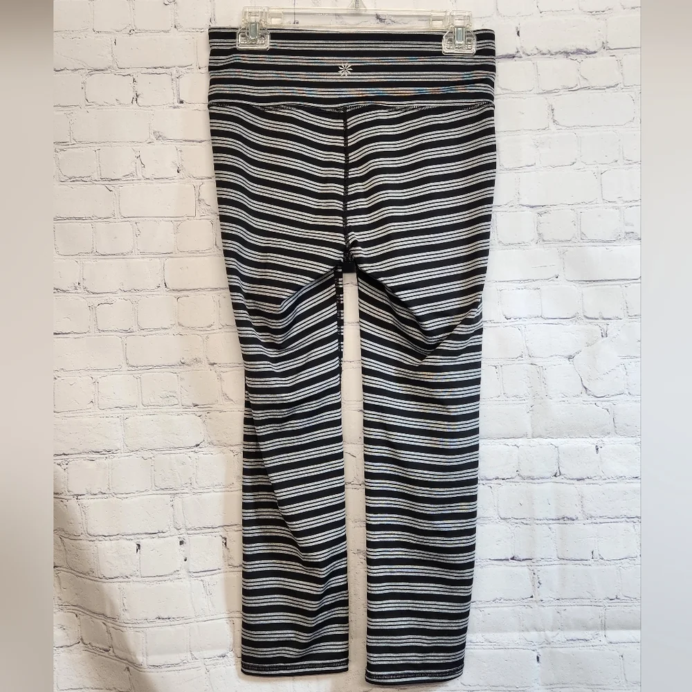 Athleta/ Striped Leggings - Picture 2 of 6